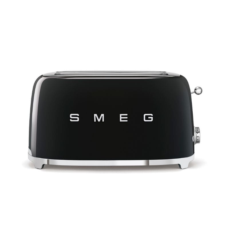Тостер електричний TSF02BLEU чорний Smeg (50'S RETRO STYLE)