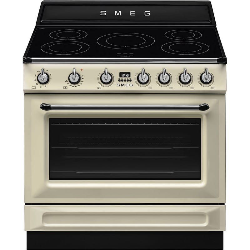 Варильний центр TR90IMP 90 см кремовий Smeg (VICTORIA) Варильний центр TR90IMP 90 см кремовий Smeg (VICTORIA)