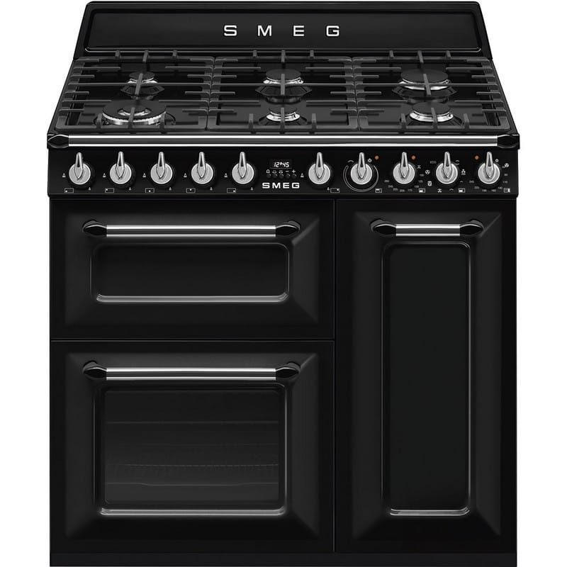 Варильний центр TR93BL 90 см Smeg (VICTORIA)