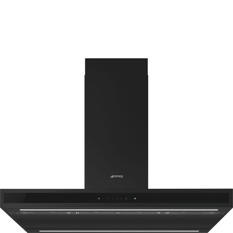 Витяжка острівна KLTI9L4MB 90 см чорний матовий Smeg (UNIVERSAL) Витяжка острівна KLTI9L4MB 90 см чорний матовий Smeg (UNIVERSAL)