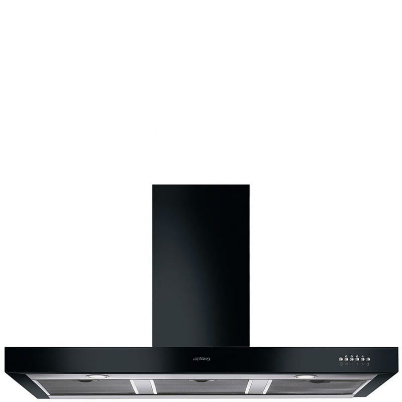 Витяжка пристінна KS110BLE 110 см чорний Smeg (UNIVERSAL)