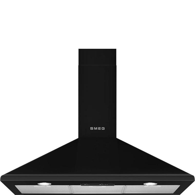 Витяжка пристінна KSED95NEE 90 см колір чорний Smeg (VICTORIA) Витяжка пристінна KSED95NEE 90 см колір чорний Smeg (VICTORIA)