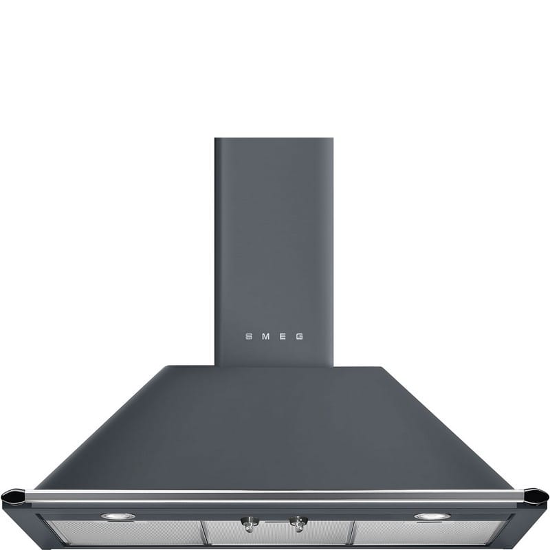 Витяжка пристінна KT90GRE 90 см, сірий Smeg (VICTORIA) Витяжка пристінна KT90GRE 90 см, сірий Smeg (VICTORIA)