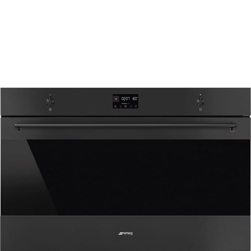 Духова шафа SFP9302TN 90 см чорний матовий Smeg (CLASSICA) Духова шафа SFP9302TN 90 см чорний матовий Smeg (CLASSICA)