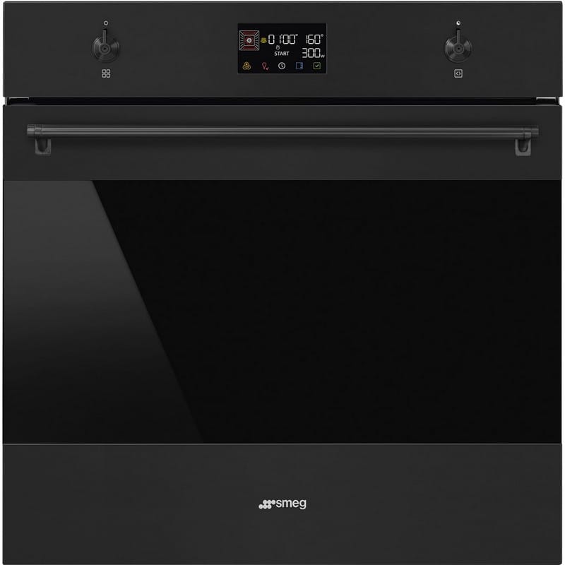 Духова шафа SO6302M2N з мікрохвилями, чорний матовий Smeg (CLASSICA) Духова шафа SO6302M2N з мікрохвилями, чорний матовий Smeg (CLASSICA)