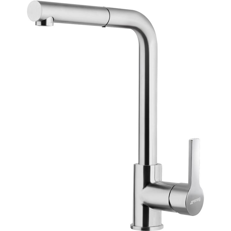 Змішувач MID1NS з душем, сатинований нікель (під сталь) Smeg (COLONIALE) Змішувач MID1NS з душем, сатинований нікель (під сталь) Smeg (COLONIALE)