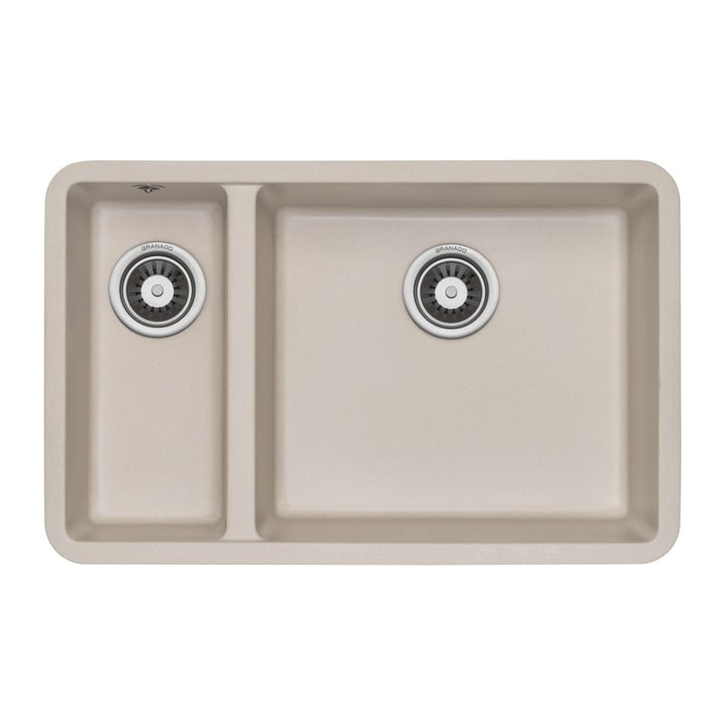 Мийка UNDER TOP DOUBLE biege (705*445mm.) граніт Granado Мийка UNDER TOP DOUBLE biege (705*445mm.) граніт Granado