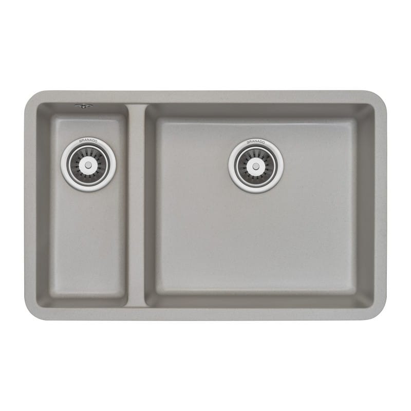 Мийка UNDER TOP DOUBLE grey stone (705*445mm.) граніт Granado Мийка UNDER TOP DOUBLE grey stone (705*445mm.) граніт Granado