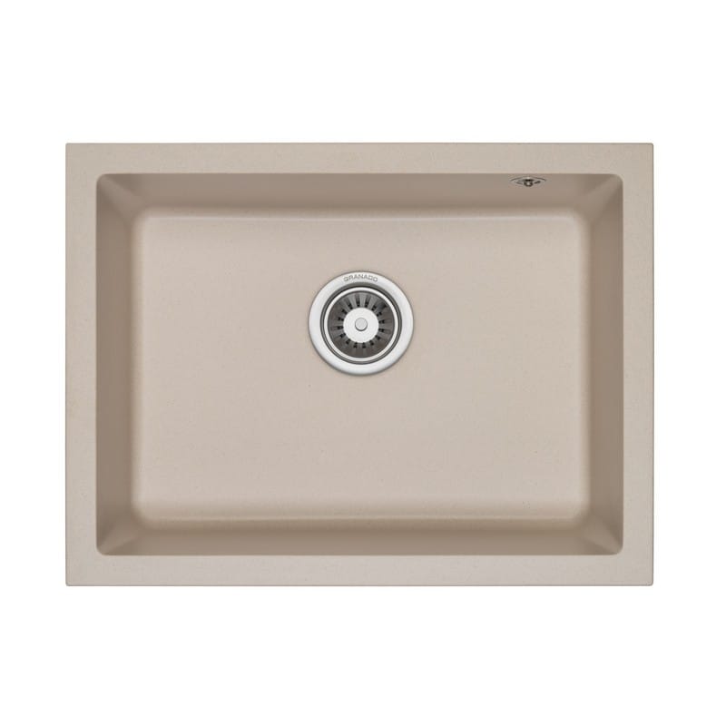 Мийка UNDER TOP L biege (606*456mm.) граніт Granado