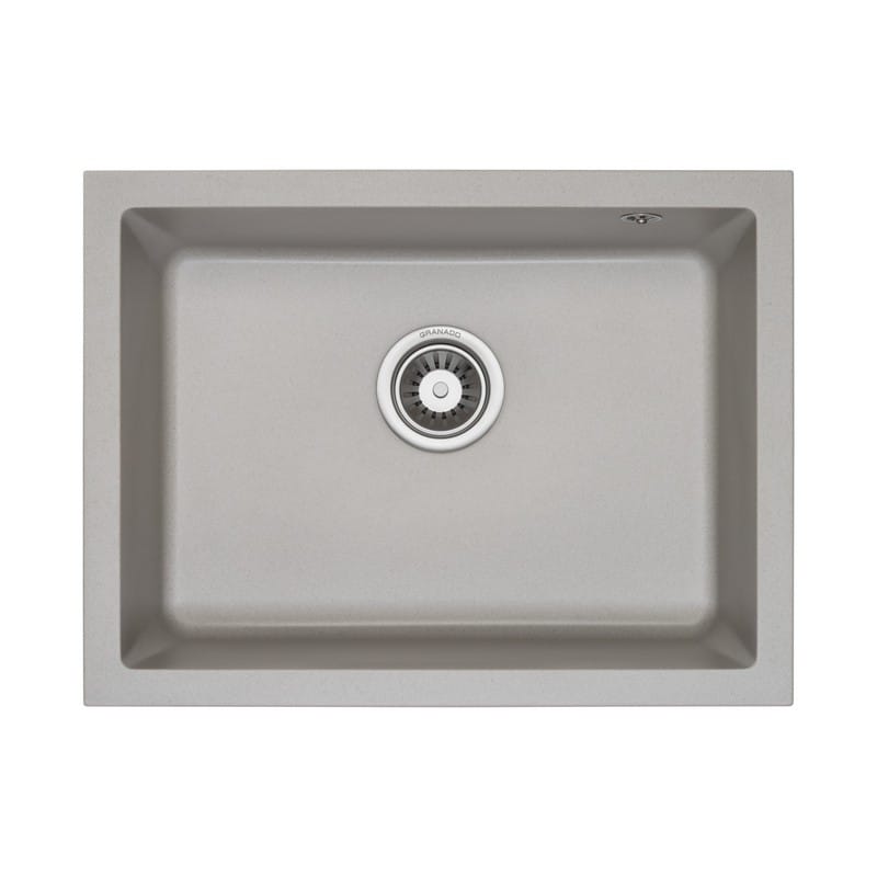 Мийка UNDER TOP L grey stone (606*456mm.) граніт Granado Мийка UNDER TOP L grey stone (606*456mm.) граніт Granado