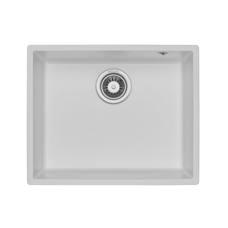 Мийка UNDER TOP L speckled white (606*456mm.) граніт Granado