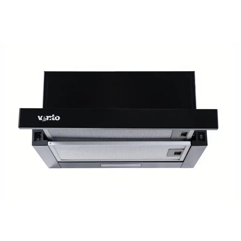 Телескопічна витяжка GARDA 45 BK (700) LED 2S VENTOLUX
