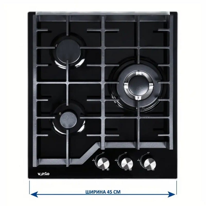 Газова варильна поверхня HG 430 L7G CEST (BK) VENTOLUX
