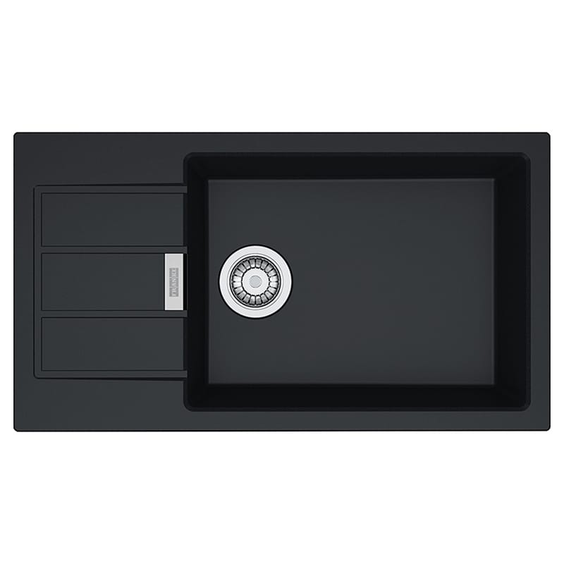 Мойка с сифоном тектонайт S2D Slim 611-78 XL черный Franke (143.0627.384) (второй сорт) Мойка с сифоном тектонайт S2D Slim 611-78 XL черный Franke (143.0627.384) (второй сорт)