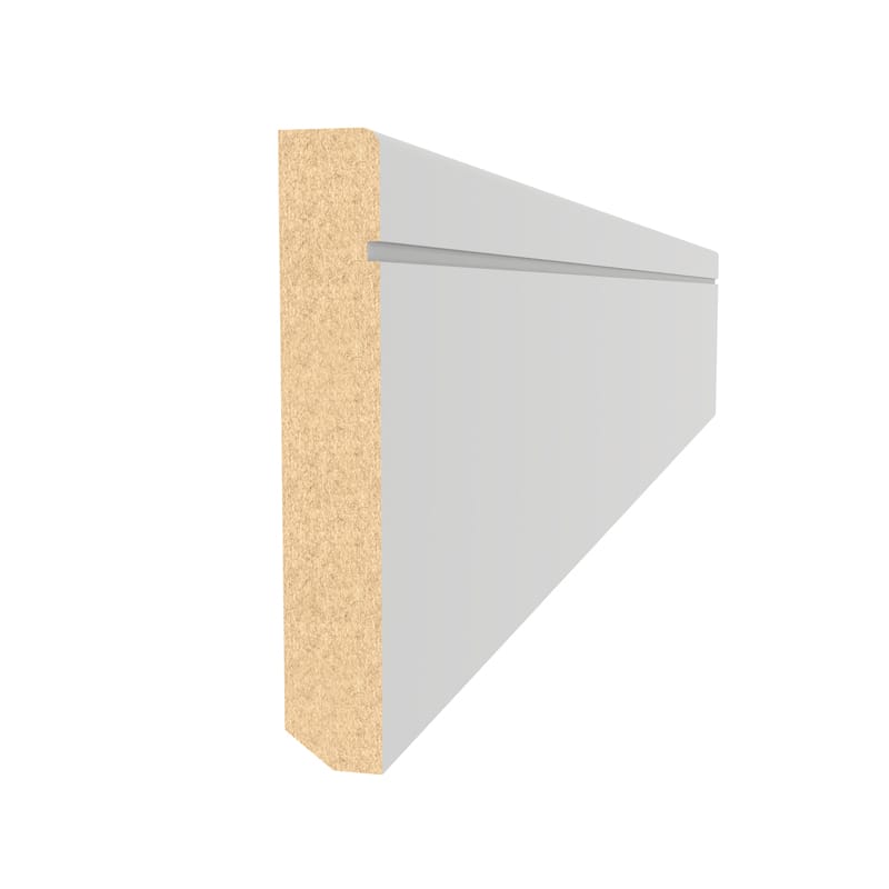 Плінтус MDF AGT SPR-7029 3001 Світло-сірий супер-мат 2800х100х16 мм (уп.6 шт.)