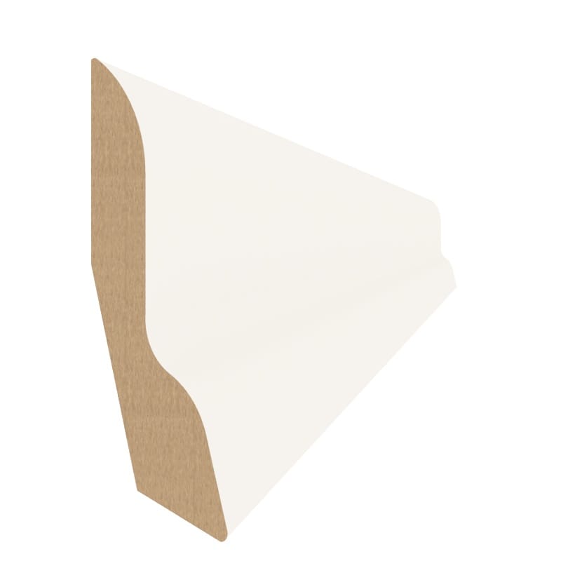 Плинтус MDF AGT SPR-5030 366 Бьянко 2800х60х9 мм (уп.18 шт.)