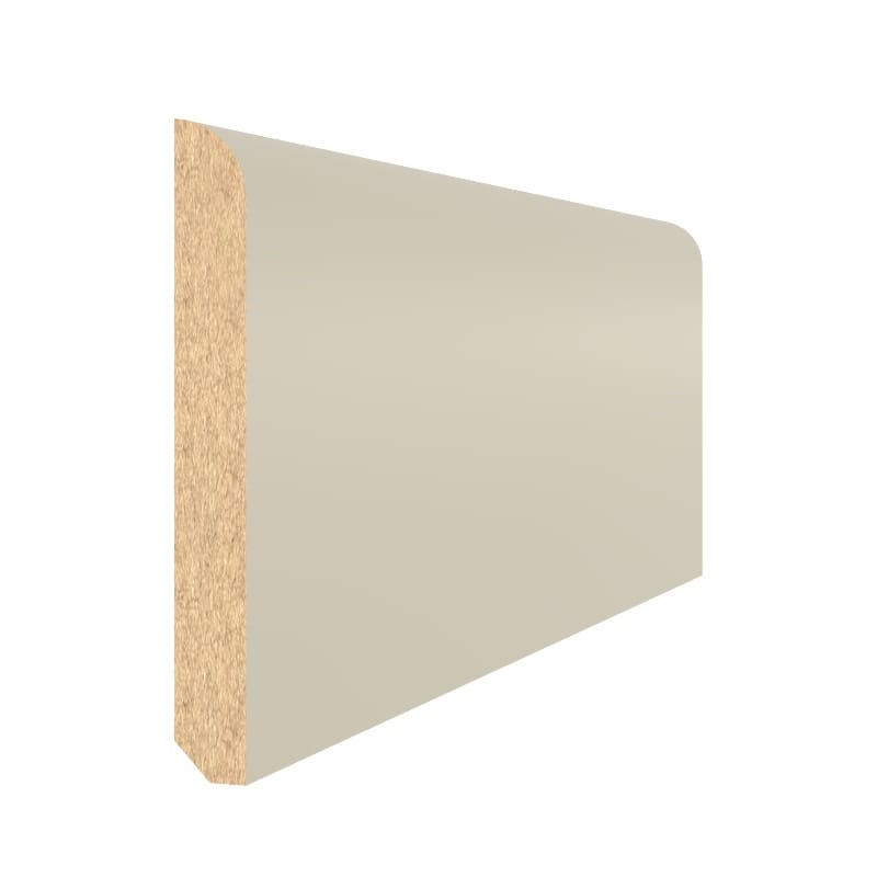 Плинтус MDF AGT SPR-9011 729 Светло-серый шёлк 2800х100х12 мм (уп.10 шт.)