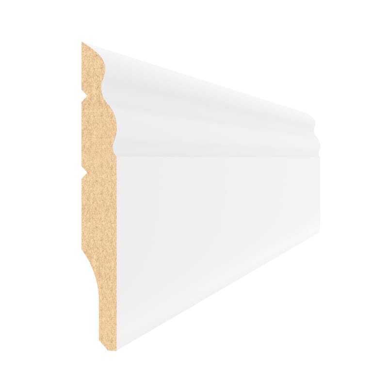 Плинтус MDF AGT SPR-8100 3082 Белый матовый (уп.10 шт.) Плинтус MDF AGT SPR-8100 3082 Белый матовый (уп.10 шт.)
