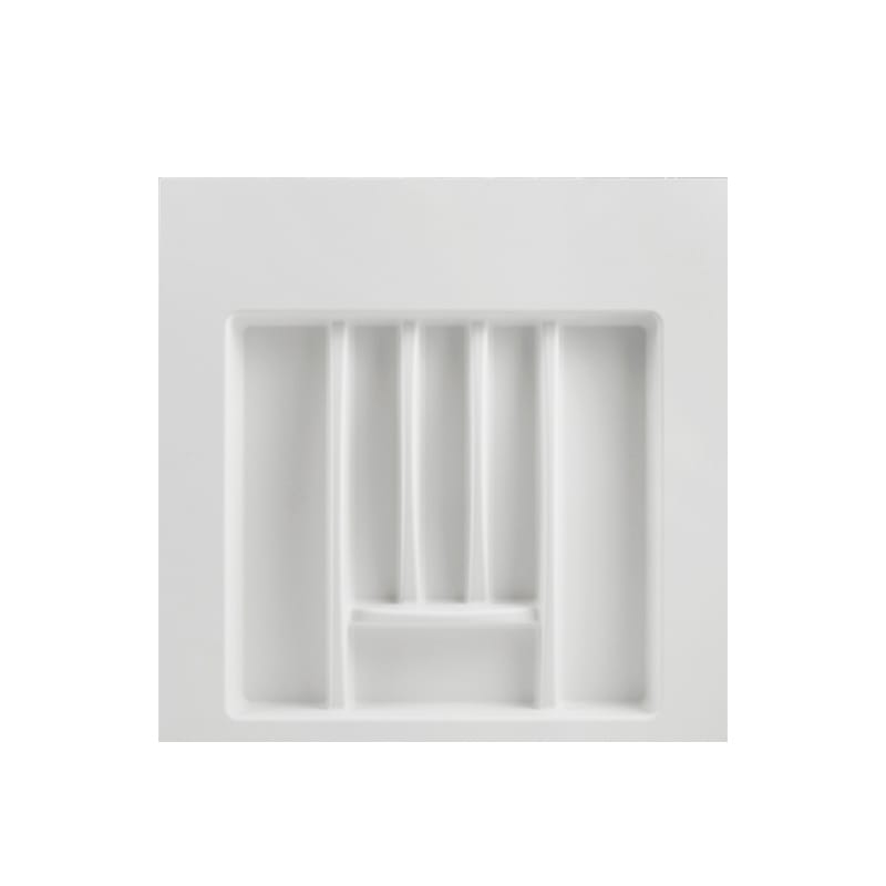 Организация для столовых приборов W=550 L=500 (W=max500/min400)(L=max495/min386), белый матовый
