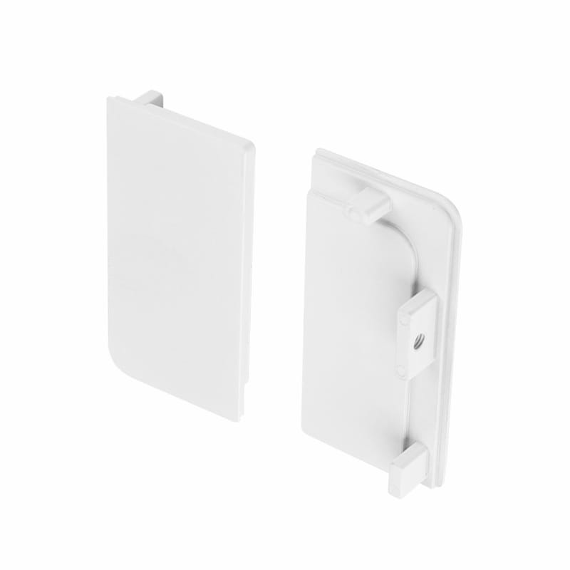 Комплект закритих заглушок Ferro Fiori для профілів GOLA з LED type L, білий Комплект закритих заглушок Ferro Fiori для профілів GOLA з LED type L, білий