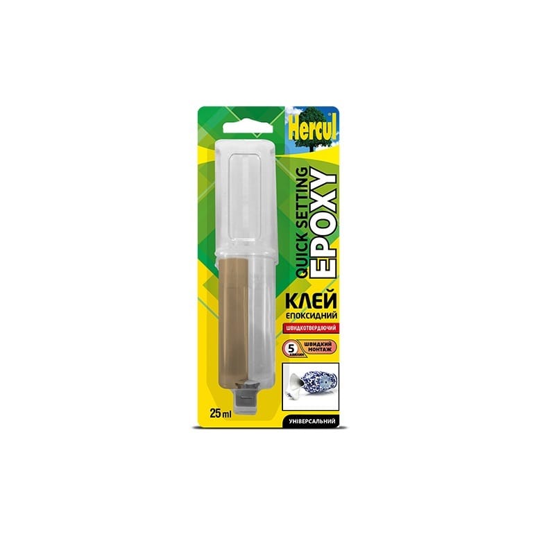 Багатоцільовий універсальний епоксидний клей HERCUL QUICK SETTING EPOXY