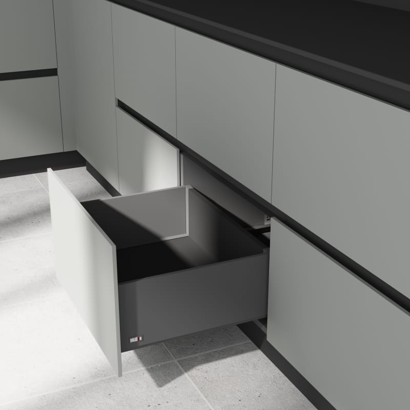 Комплект для шухляди Muller Box profi line 3D L=350 Н=178 антрацит Комплект для шухляди Muller Box profi line 3D L=350 Н=178 антрацит