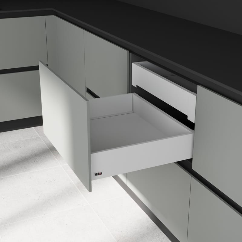 Комплект для ящика Muller Box profi line 3D L=500 Н=95 белый Комплект для ящика Muller Box profi line 3D L=500 Н=95 белый