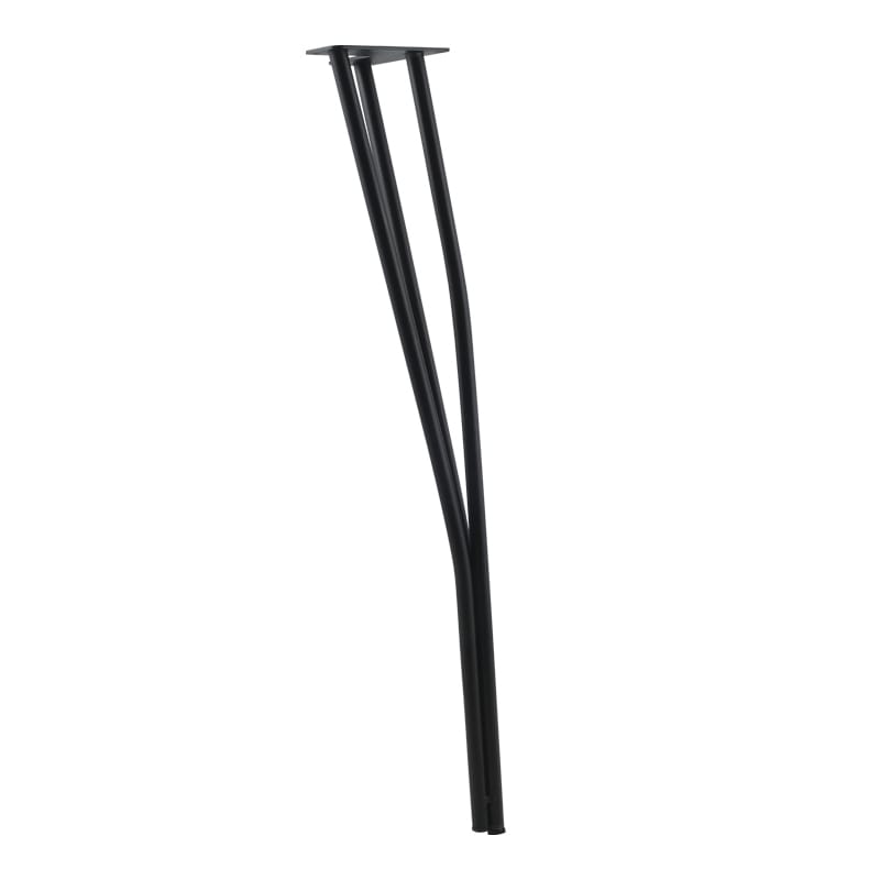 Ніжка меблева HAIRPIN Leg Triple h71см чорна структурна Ніжка меблева HAIRPIN Leg Triple h71см чорна структурна