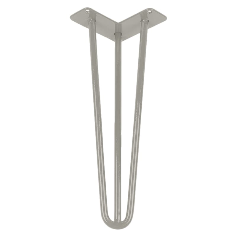 Ножка мебельная HAIRPIN Leg 3ROD h41см RAL 7044 Ножка мебельная HAIRPIN Leg 3ROD h41см RAL 7044