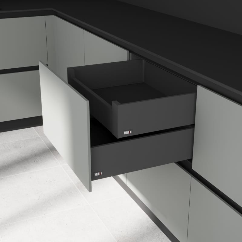 Комплект для внутреннего ящика Muller Box Profi Line 3D L=300 H=127 антрацит Комплект для внутреннего ящика Muller Box Profi Line 3D L=300 H=127 антрацит