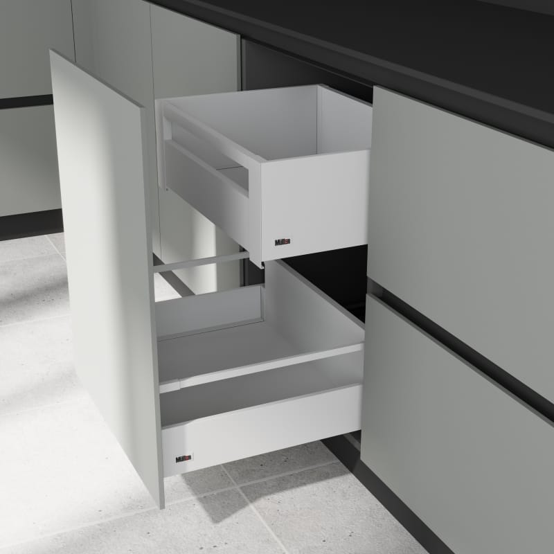 Комплект для внутрішньої шухляди Muller Box profi line 3D L=400 Н=178 білий Комплект для внутрішньої шухляди Muller Box profi line 3D L=400 Н=178 білий