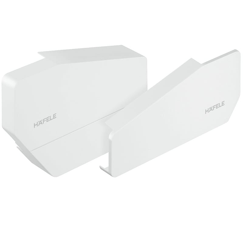 Комплект белых заглушек для FREE FOLD E (372.37.085) Hafele Комплект белых заглушек для FREE FOLD E (372.37.085) Hafele