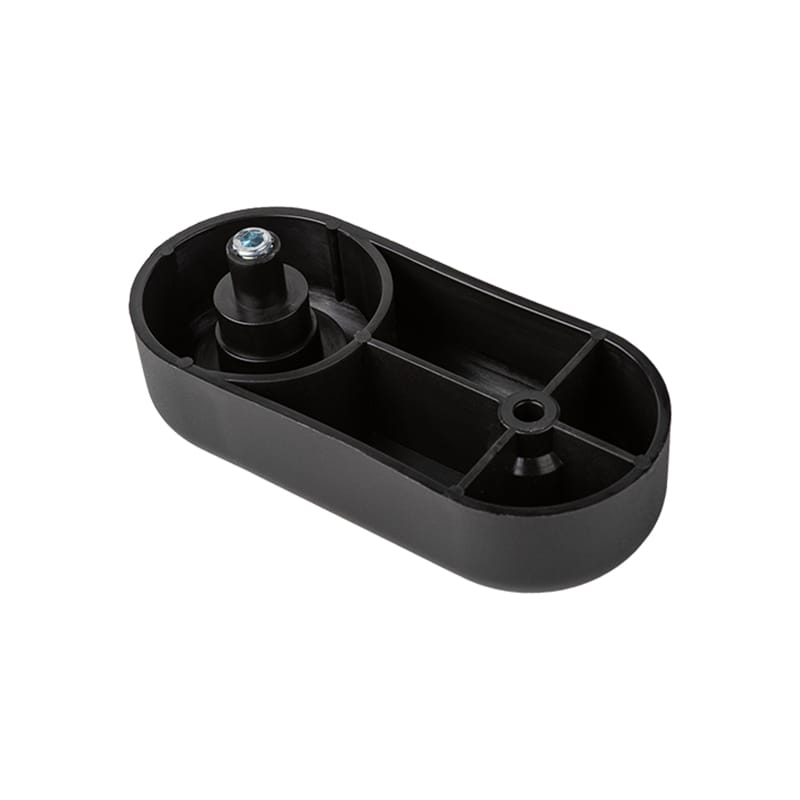 Ножка под направляющую Ferro Fiori PL 749 A, h=27, макс. 200 кг, чёрный