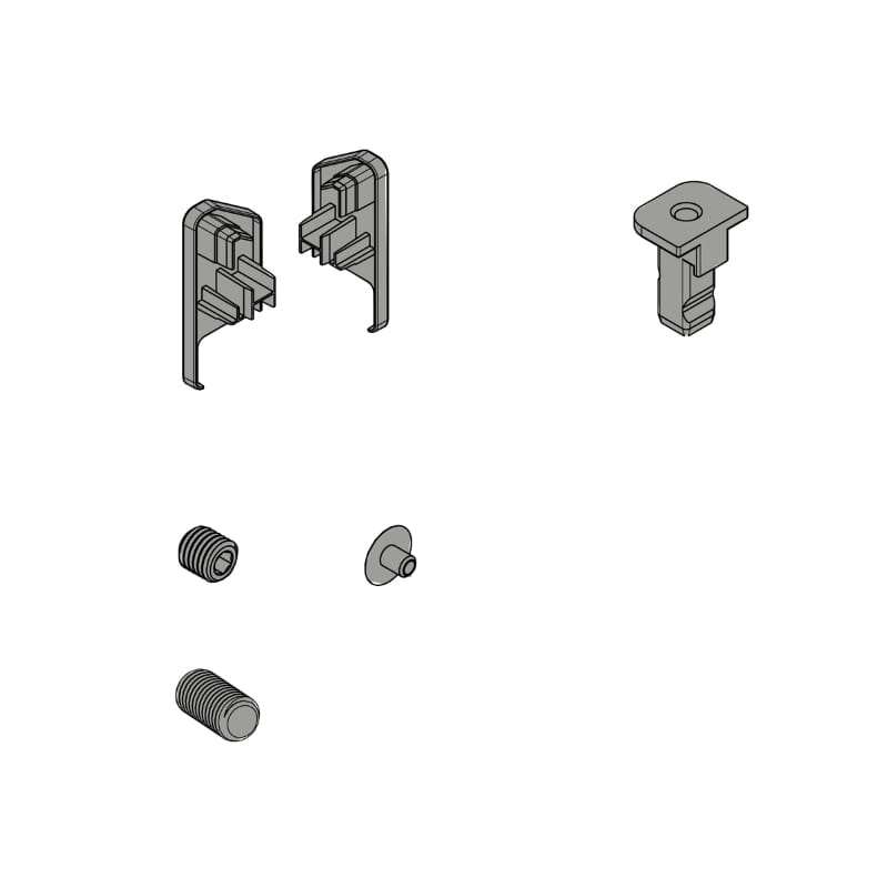 FurnSpin CADRO Hybrid Horizontal, комплект без профилей, черный матовый (9360738) Hettich FurnSpin CADRO Hybrid Horizontal, комплект без профилей, черный матовый (9360738) Hettich