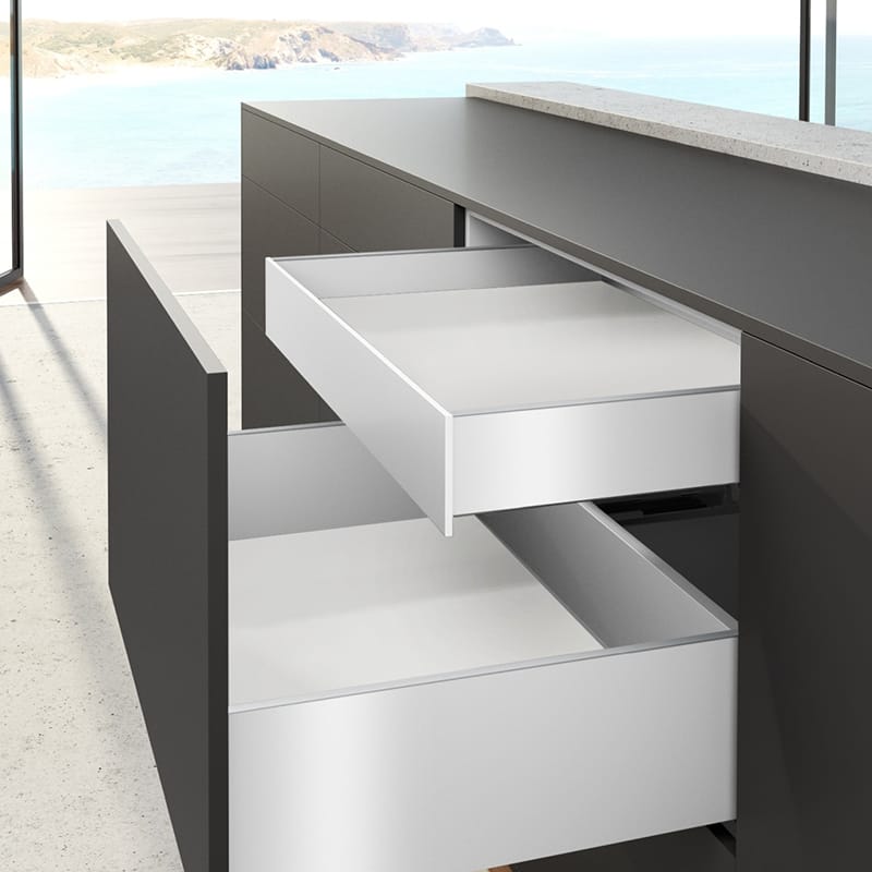 Комплект внутреннего ящика AvanTech YOU Q L=400 H=101 ШК=1200 белый Hettich