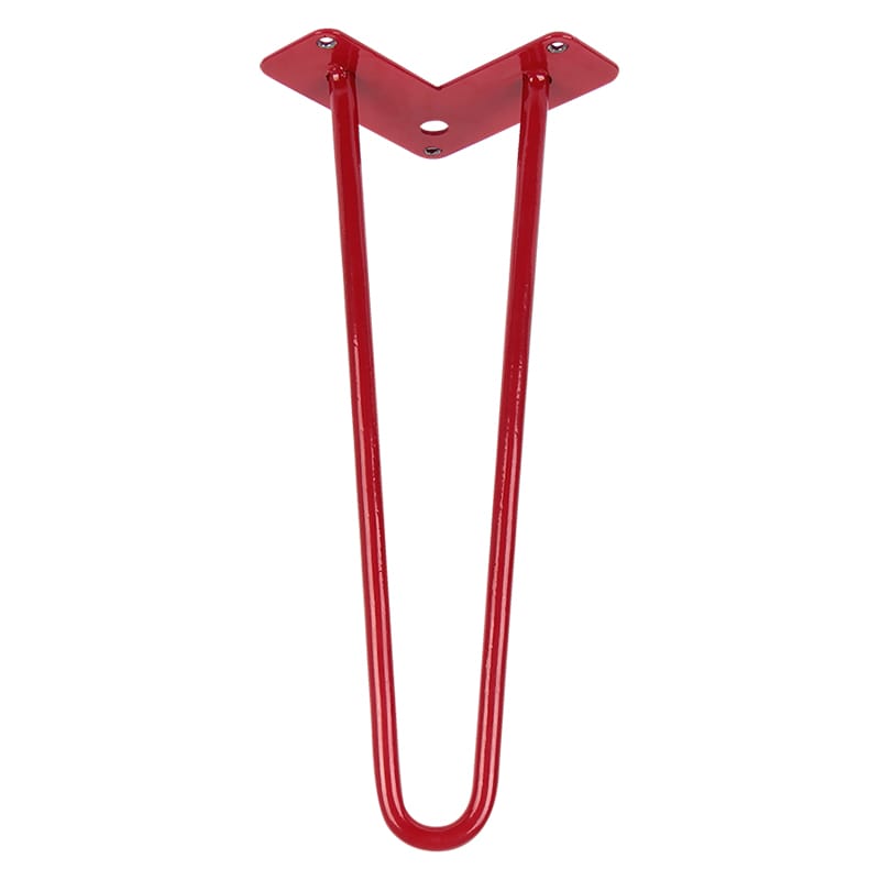 Ножка мебельная HAIRPIN Leg 2ROD Small h36см, красная Ножка мебельная HAIRPIN Leg 2ROD Small h36см, красная