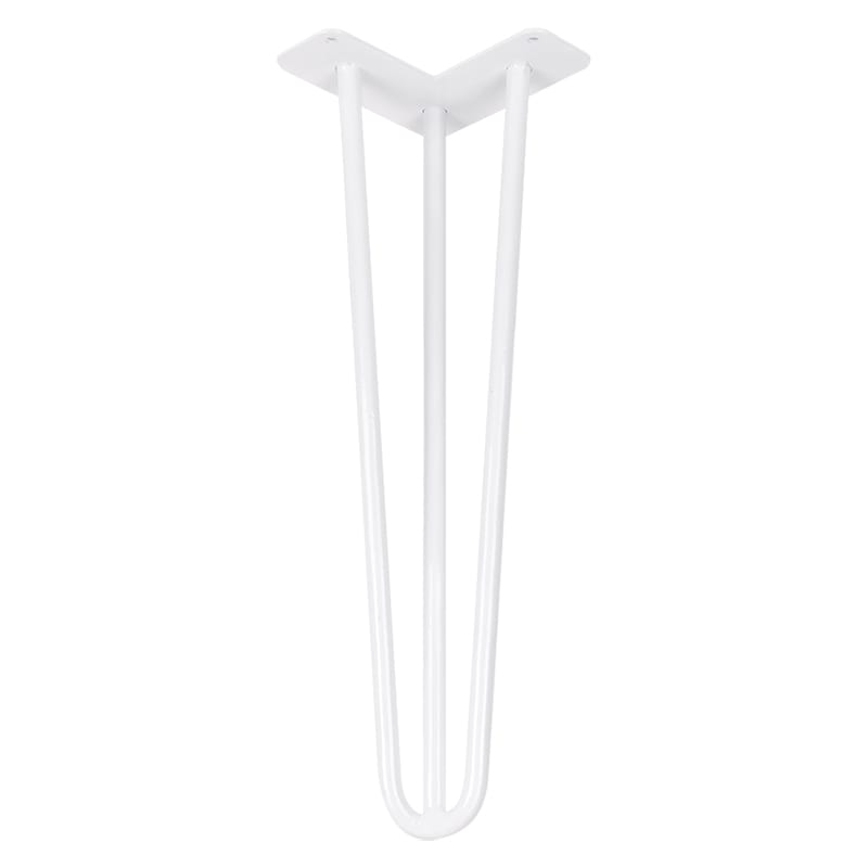 Ножка мебельная HAIRPIN Leg 3ROD Small h41см, белая Ножка мебельная HAIRPIN Leg 3ROD Small h41см, белая