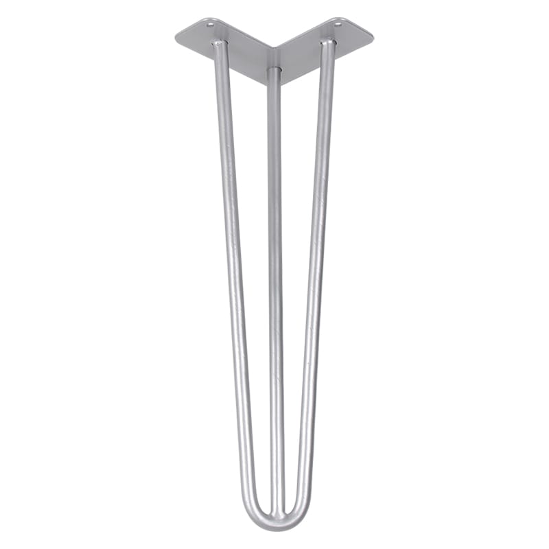 Ножка мебельная HAIRPIN Leg 3ROD Small h41см, серебряная Ножка мебельная HAIRPIN Leg 3ROD Small h41см, серебряная