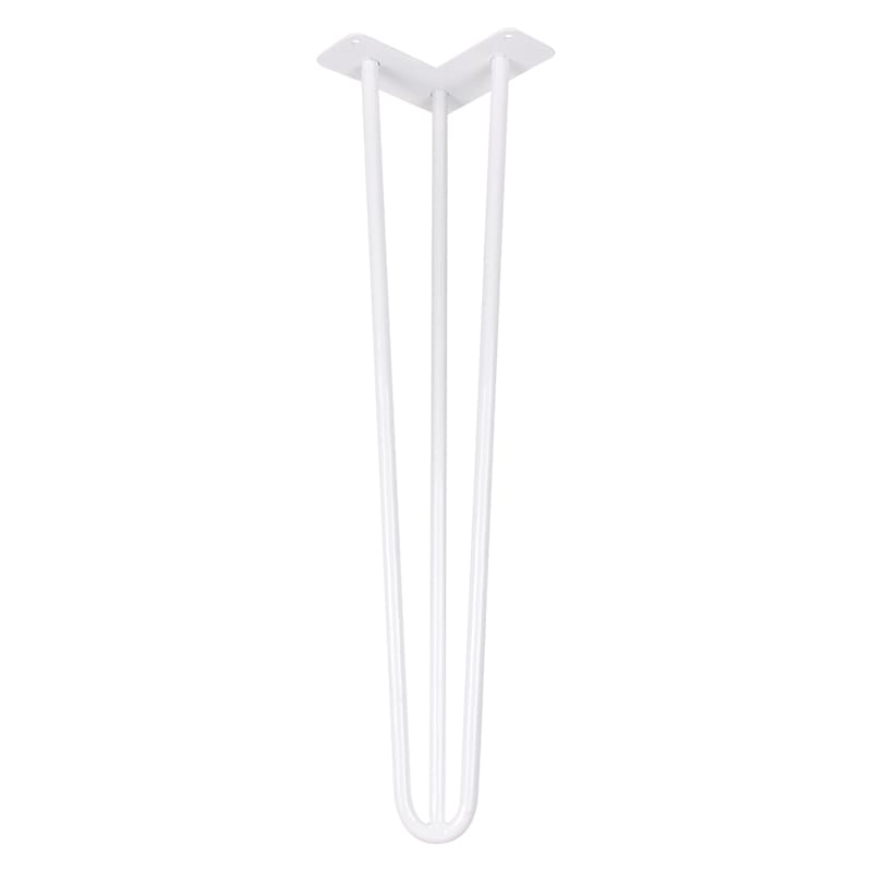 Ножка мебельная HAIRPIN Leg 3ROD Big h55см, белая Ножка мебельная HAIRPIN Leg 3ROD Big h55см, белая