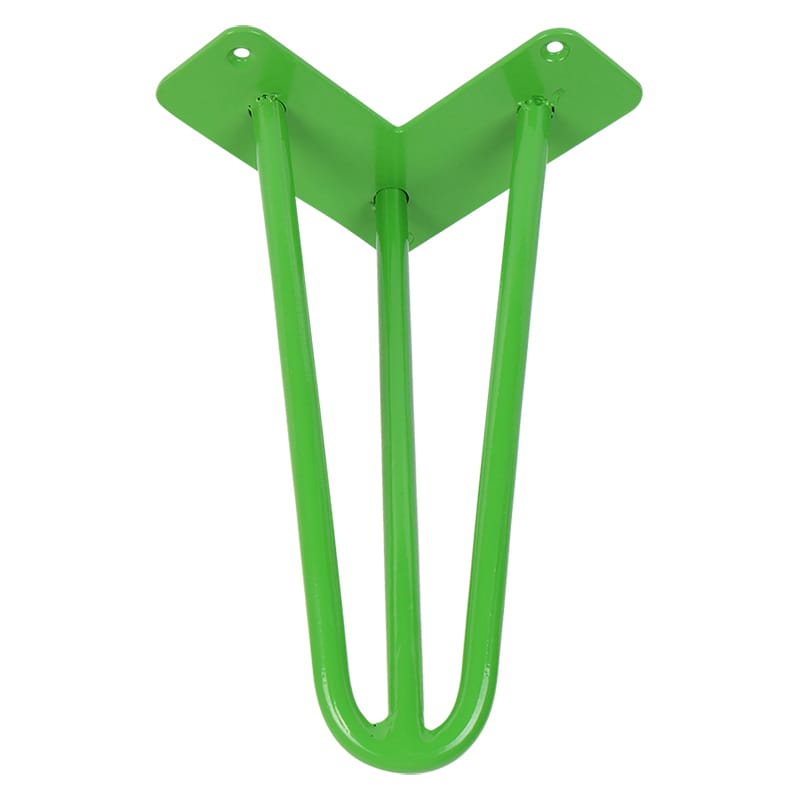 Ножка мебельная HAIRPIN Leg 3ROD Small h15см, зеленая Ножка мебельная HAIRPIN Leg 3ROD Small h15см, зеленая