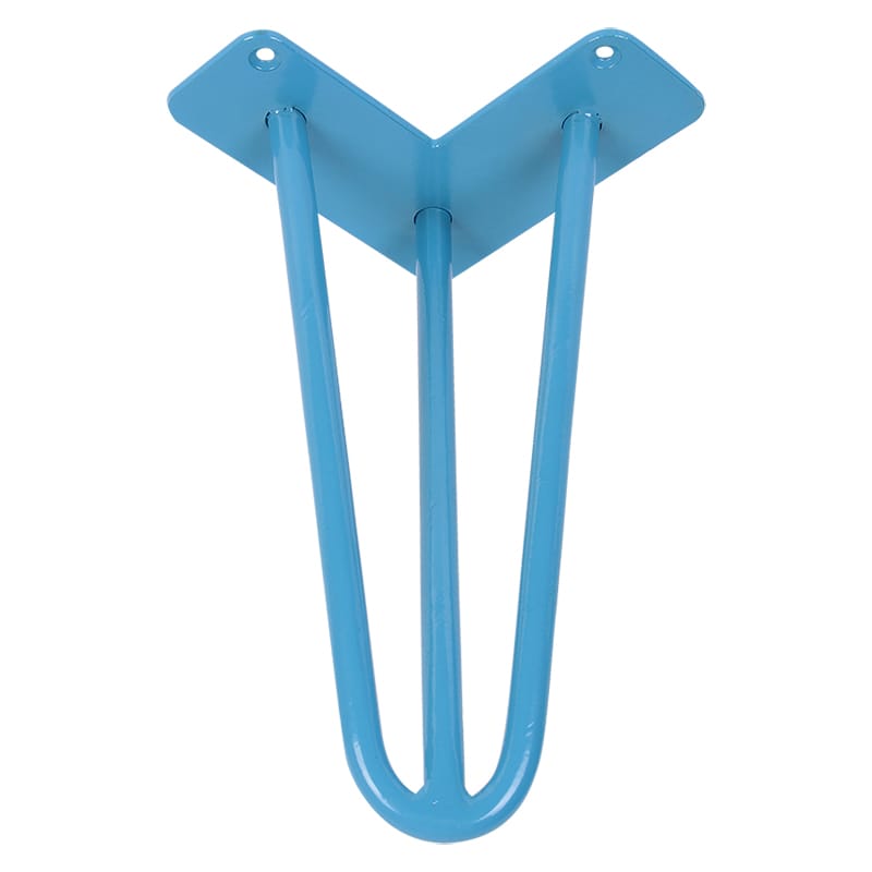 Ножка мебельная HAIRPIN Leg 3ROD Small h36см, голубая Ножка мебельная HAIRPIN Leg 3ROD Small h36см, голубая