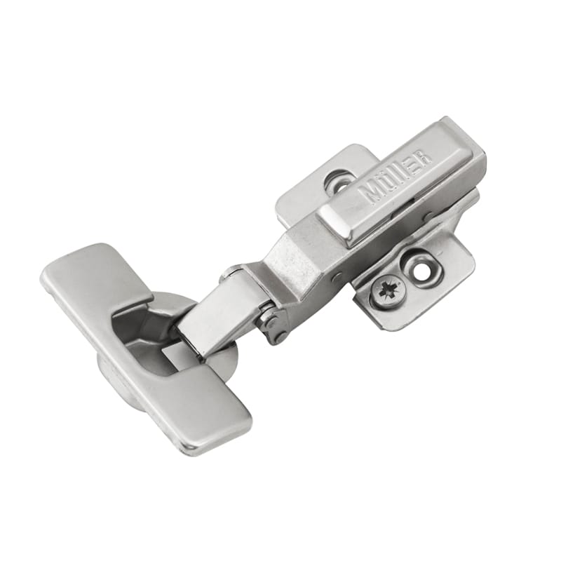 Петля Clip-On, -45°, угловая, с доводчиком, никель, 3D Muller Profi Line Петля Clip-On, -45°, угловая, с доводчиком, никель, 3D Muller Profi Line