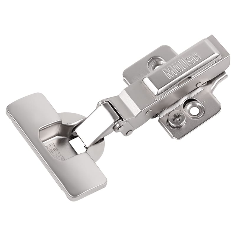 Завіса Clip-On, -30°, кутова, з дотягувачем, нікель, 3D, Muller Profi Line Завіса Clip-On, -30°, кутова, з дотягувачем, нікель, 3D, Muller Profi Line