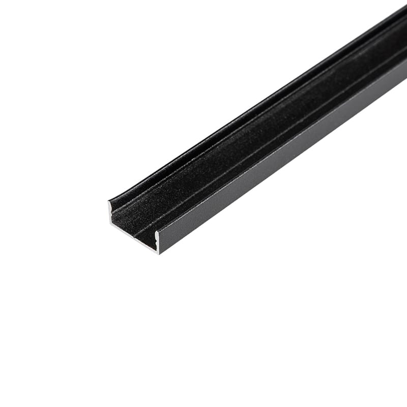 Профиль для LED-ленты, НАКЛАДНОЙ LP-7B, анодированный черный L = 2м Профиль для LED-ленты, НАКЛАДНОЙ LP-7B, анодированный черный L = 2м