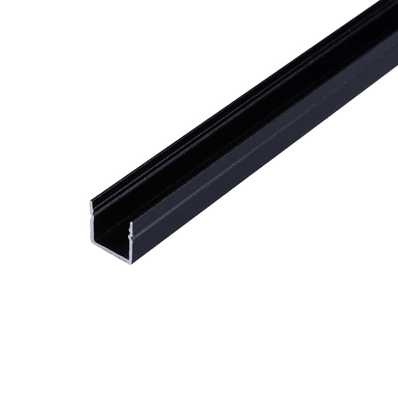 Профіль для LED-стрічки,COMPACT НАКЛАДНИЙ, L = 3 м, алюміній, чорний