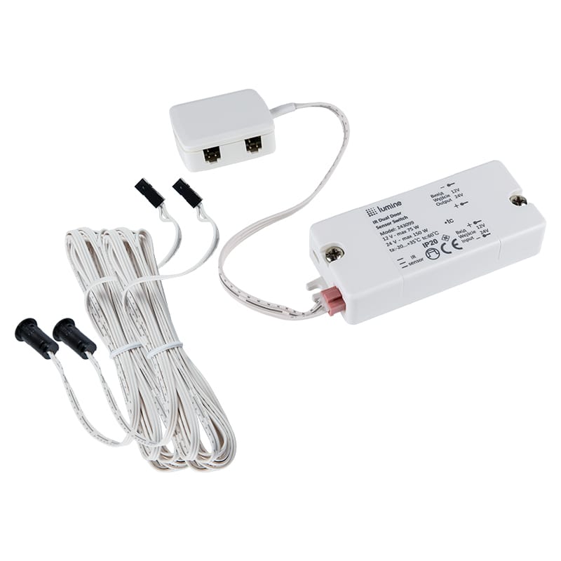 ІЧ сенсорний вимикач на відкривання, 2 сенсори, 12V/24V, 75W/150W