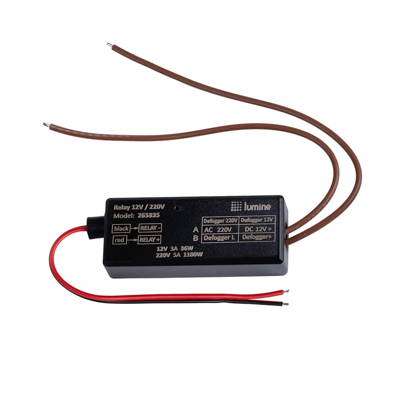 Реле 12V/220V, 36W/1100W Реле 12V/220V, 36W/1100W