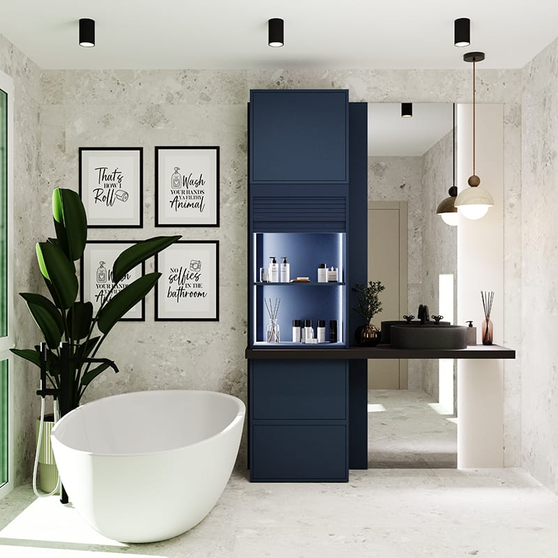 Комплект жалюзи REHAU RAUVOLET Noble matt Midnight Dash 3145L 900x1500 мм