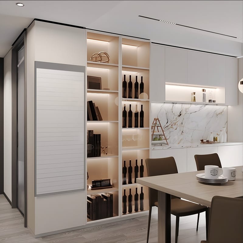 Комплект жалюзи REHAU RAUVOLET Vetro-Line White Gloss 73979 (Алюминий 230L) 600×1500 мм