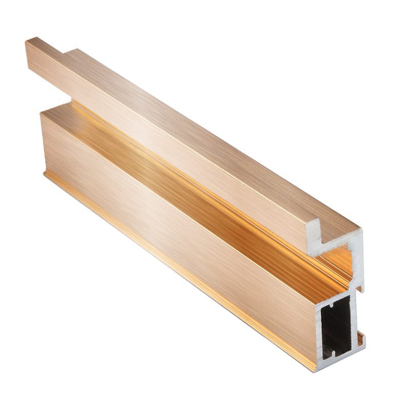 Вертикальний профіль Сompact L (Line) Браш золото